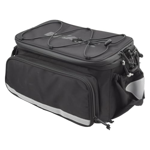 Expandable Rear Bike Rack Bag with Panniers Waterproof Trunk Bag