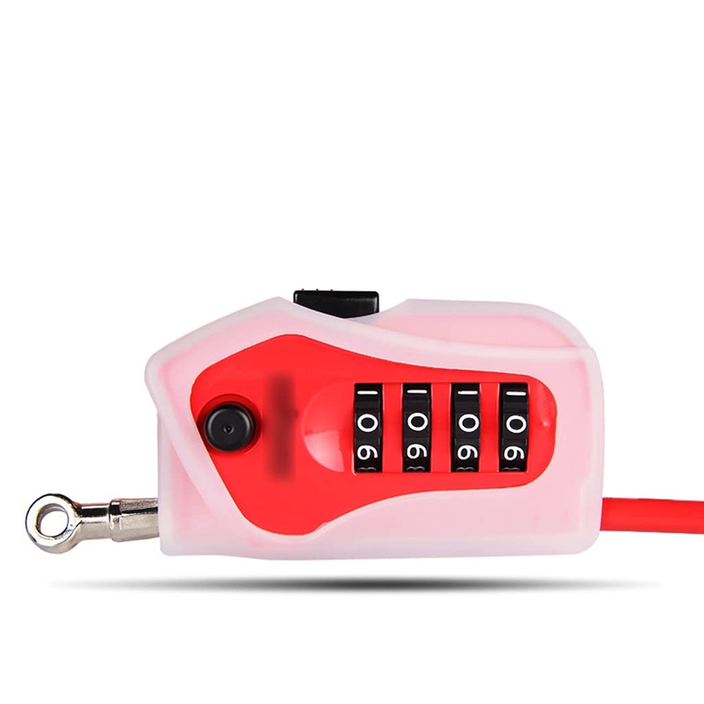 Bicycle Cable Lock 4-Digit Combination Anti-Theft Lock
