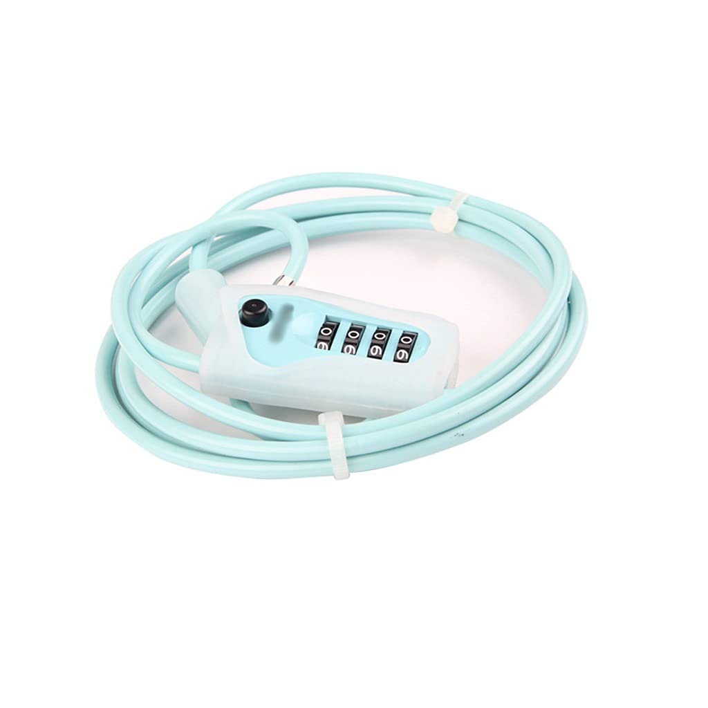 Bicycle Cable Lock 4-Digit Combination Anti-Theft Lock