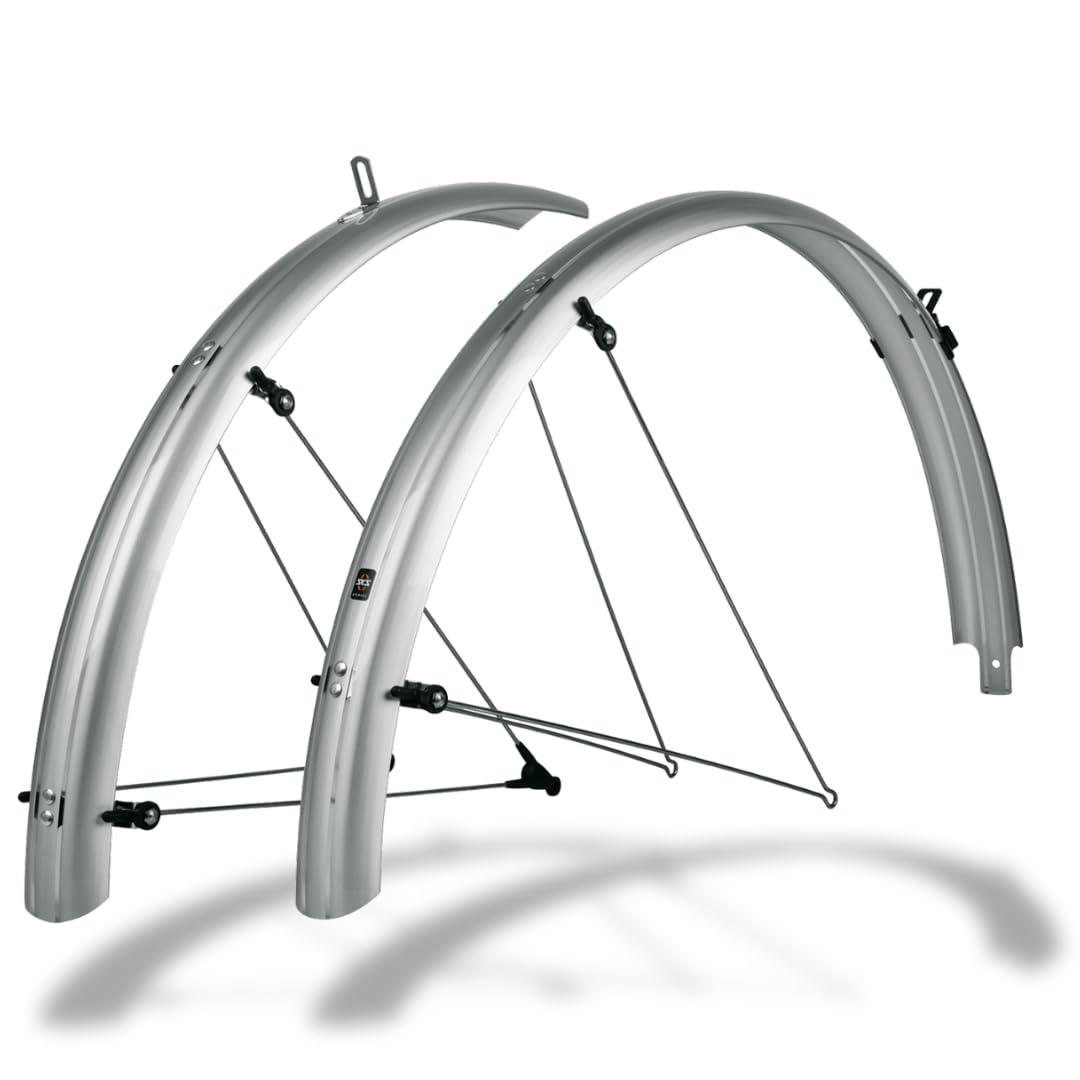SKS GERMANY B55 Bluemels Fender Set for 700c (28") Wheels, Silver (38-47mm Tire Width)