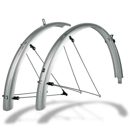 SKS GERMANY B55 Bluemels Fender Set for 700c (28") Wheels, Silver (38-47mm Tire Width)