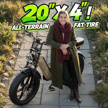 1500W Peak 20" Fat Tire All-Terrain Electric Bike