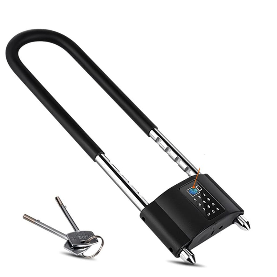 Smart Bike U-Lock Fingerprint APP Control Waterproof