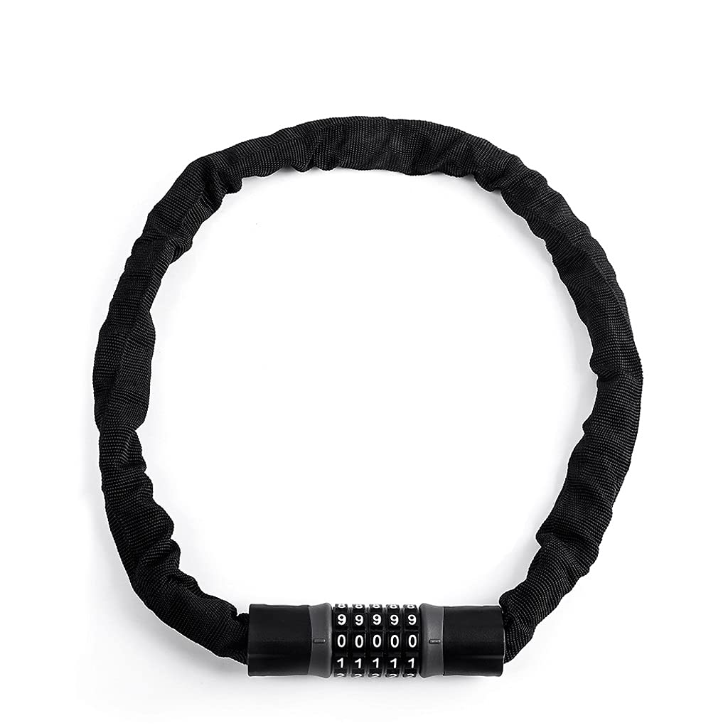 Anti-Theft Chain Bike Lock Steel Combination Lock 1.45M