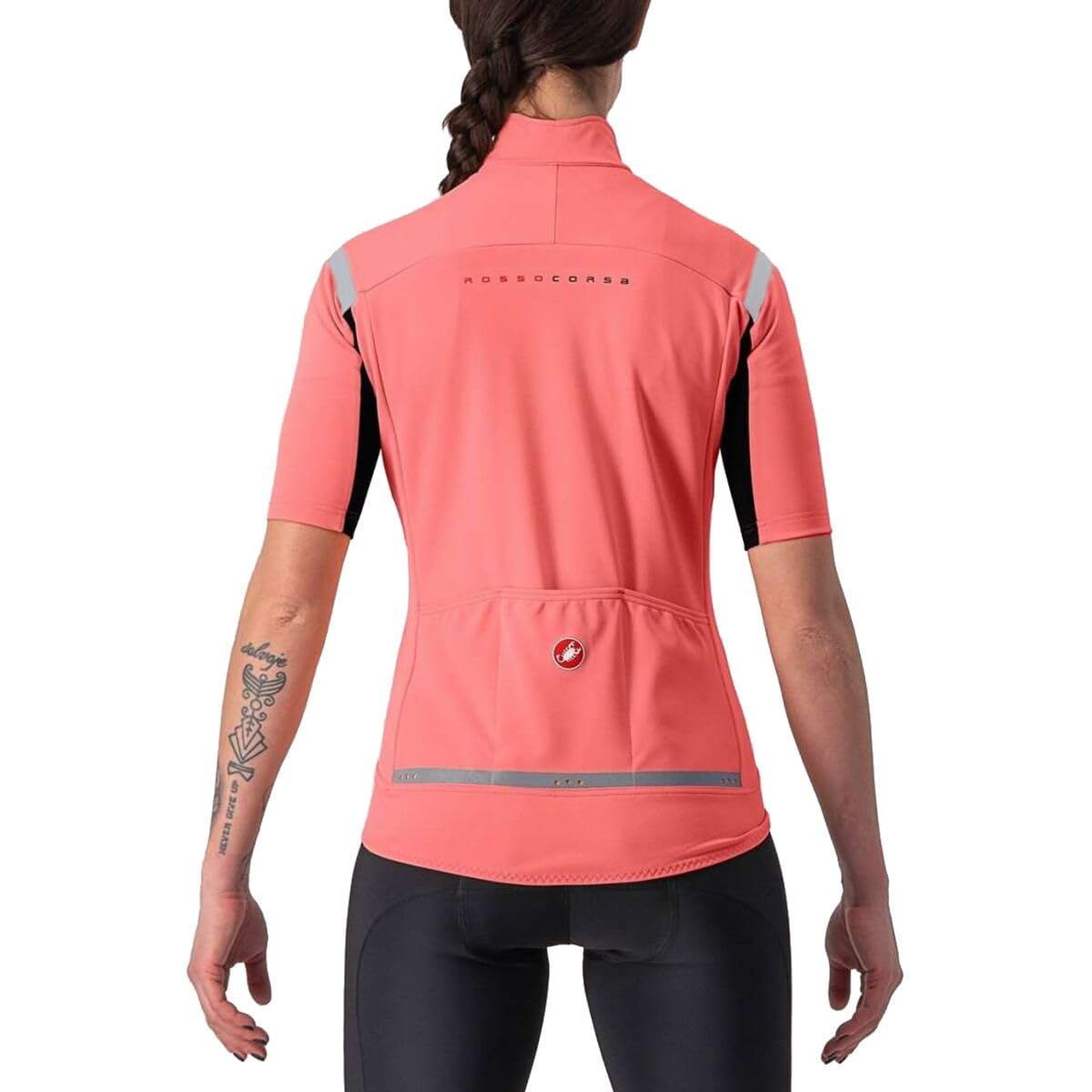 CASTELLI, Gabba RoS Jersey - Women's, Mineral Red/Silver Reflex, S