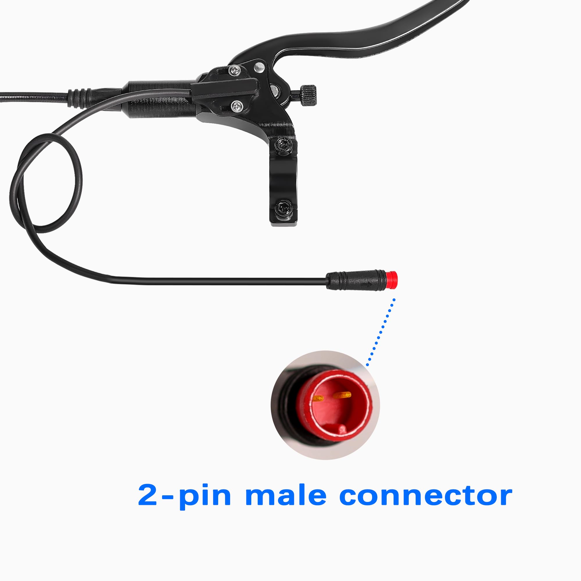E-Bike Hydraulic Disc Brake Set Pre-Bled Mineral Oil Front & Rear