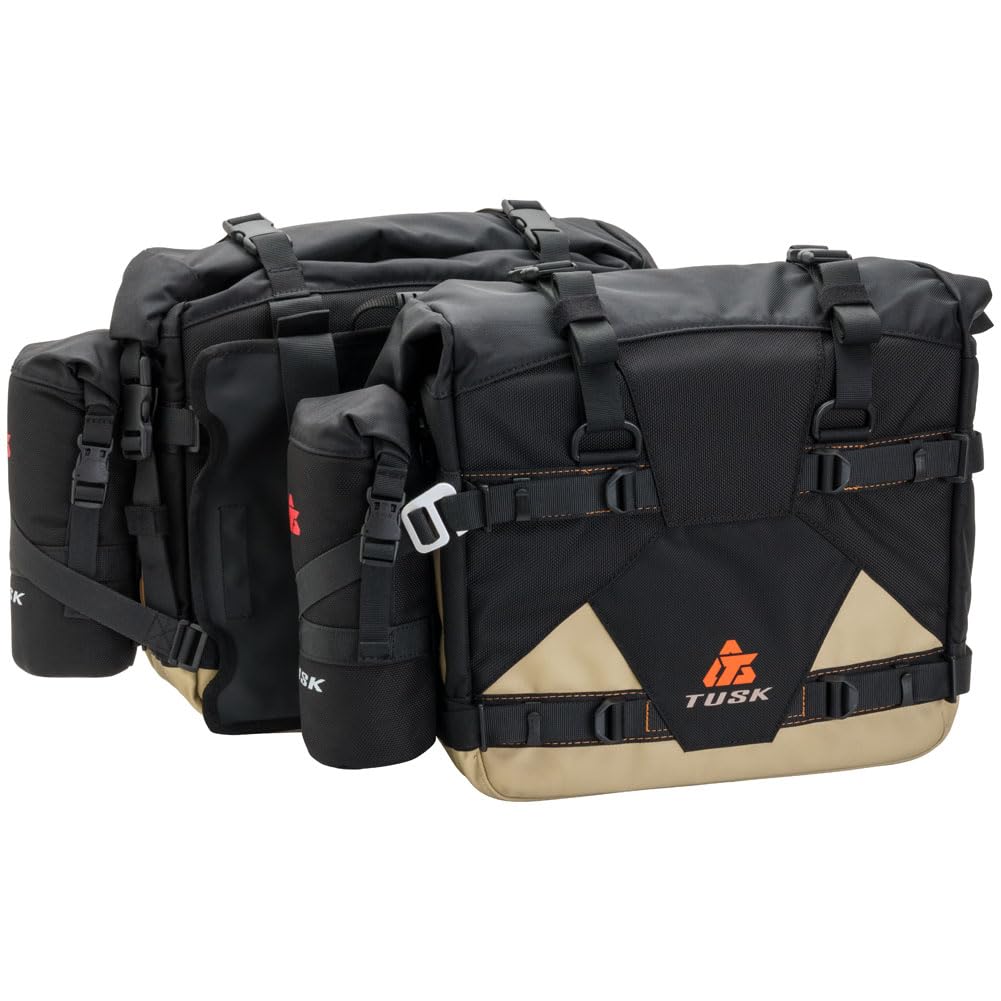 Tusk Pilot Pannier Bags with Bottle Holders