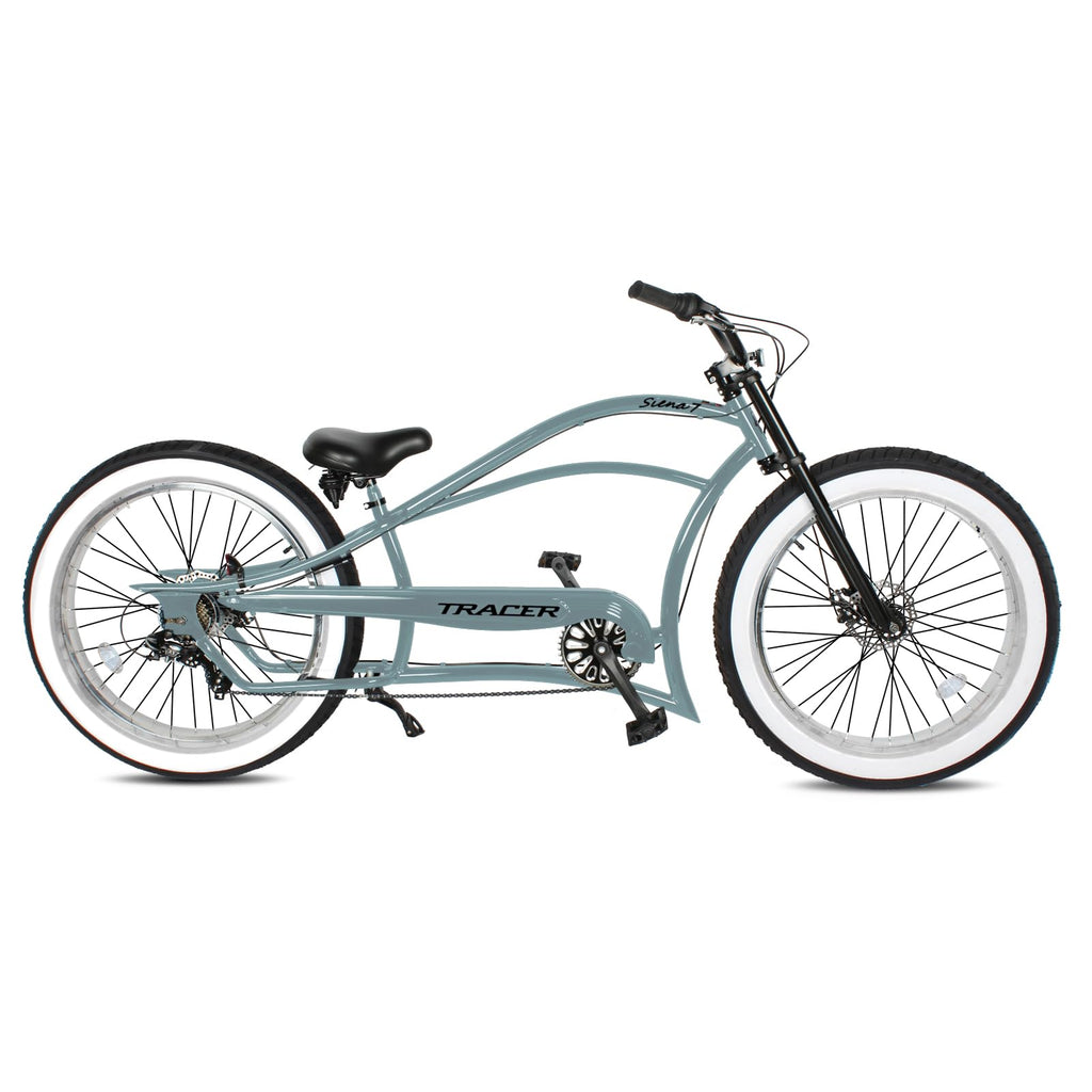 Stretch Beach Cruiser Bike 1/3/7-Speed Fat Tires