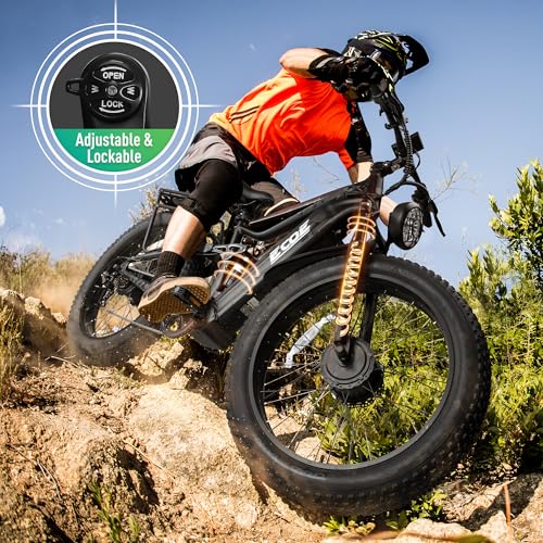 Dual Motor Electric Bike 26x4 Fat Tires Full Suspension 7-Speed