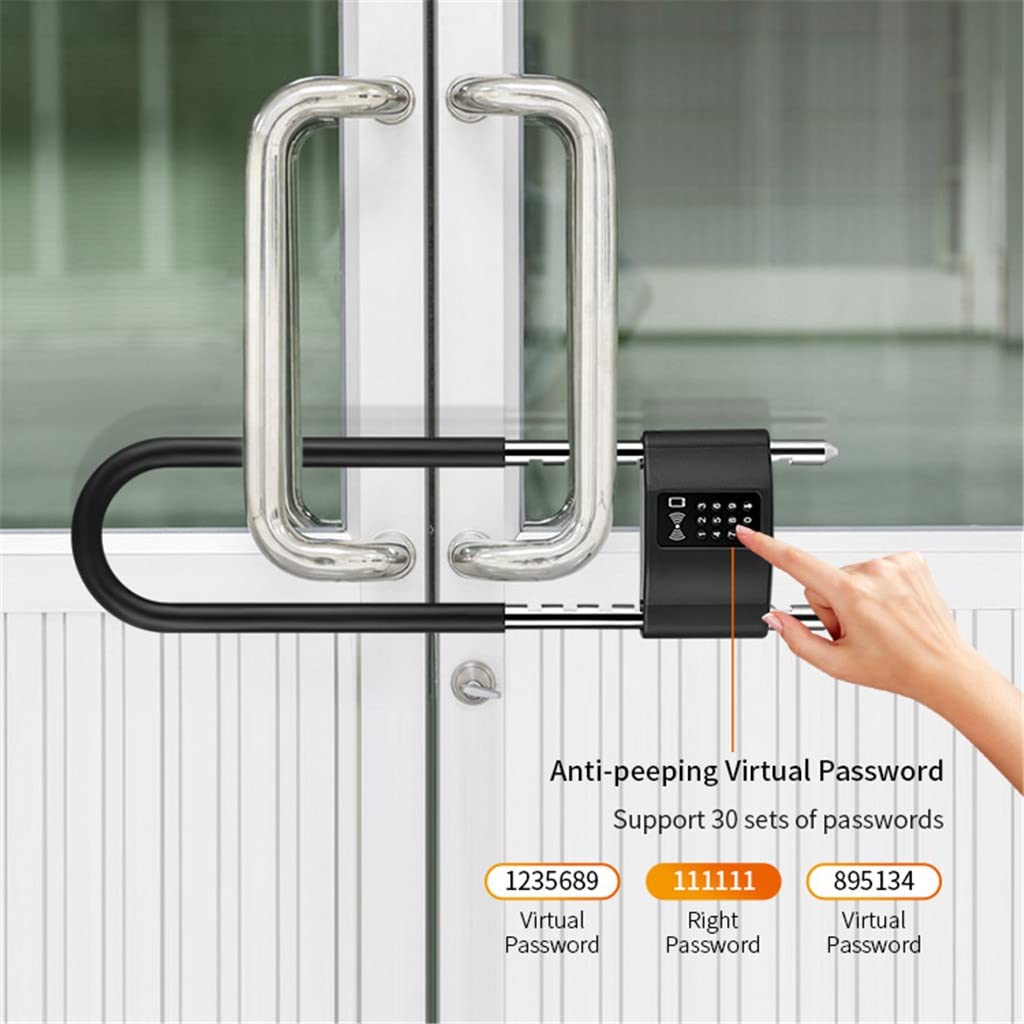 Smart Bike U-Lock Fingerprint APP Control Waterproof