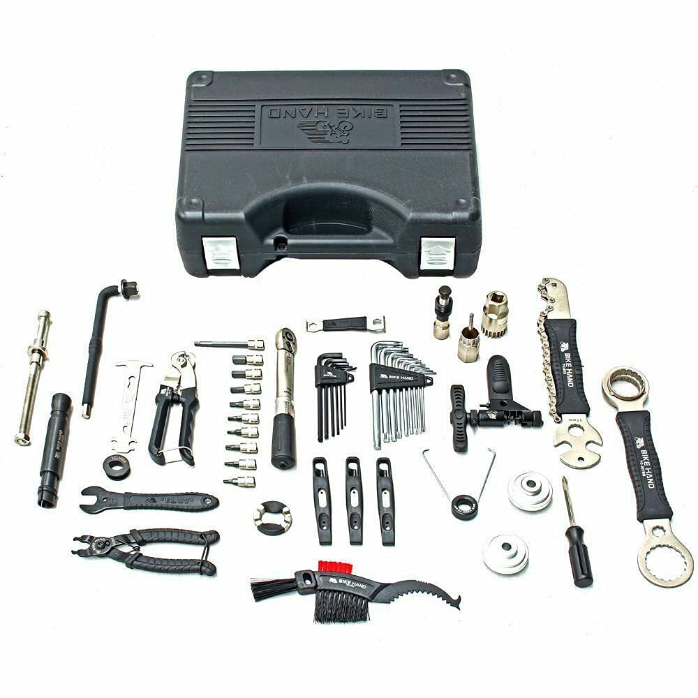 Bike Repair Tool Kit with Torque Wrench Storage Case