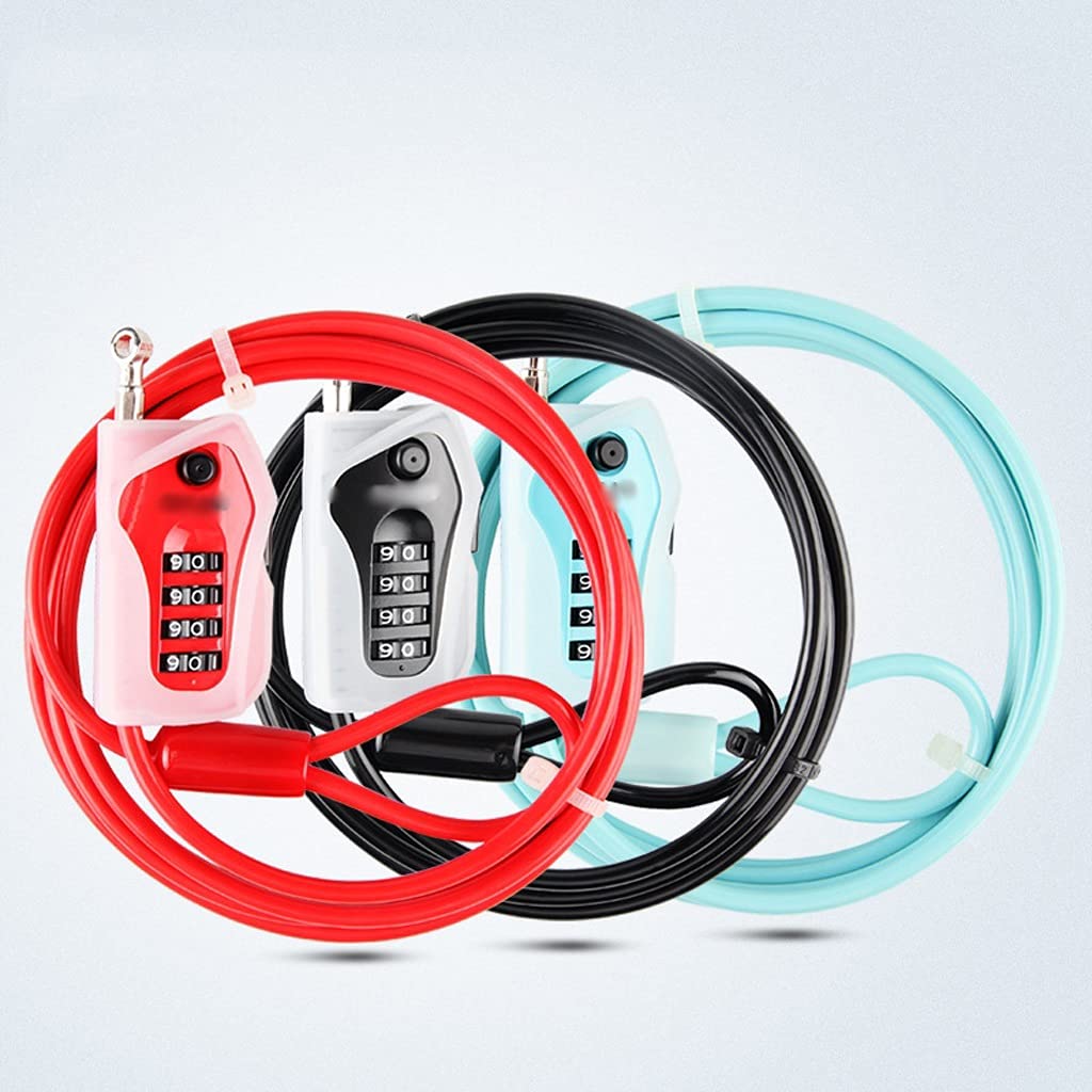 Bicycle Cable Lock 4-Digit Combination Anti-Theft Lock