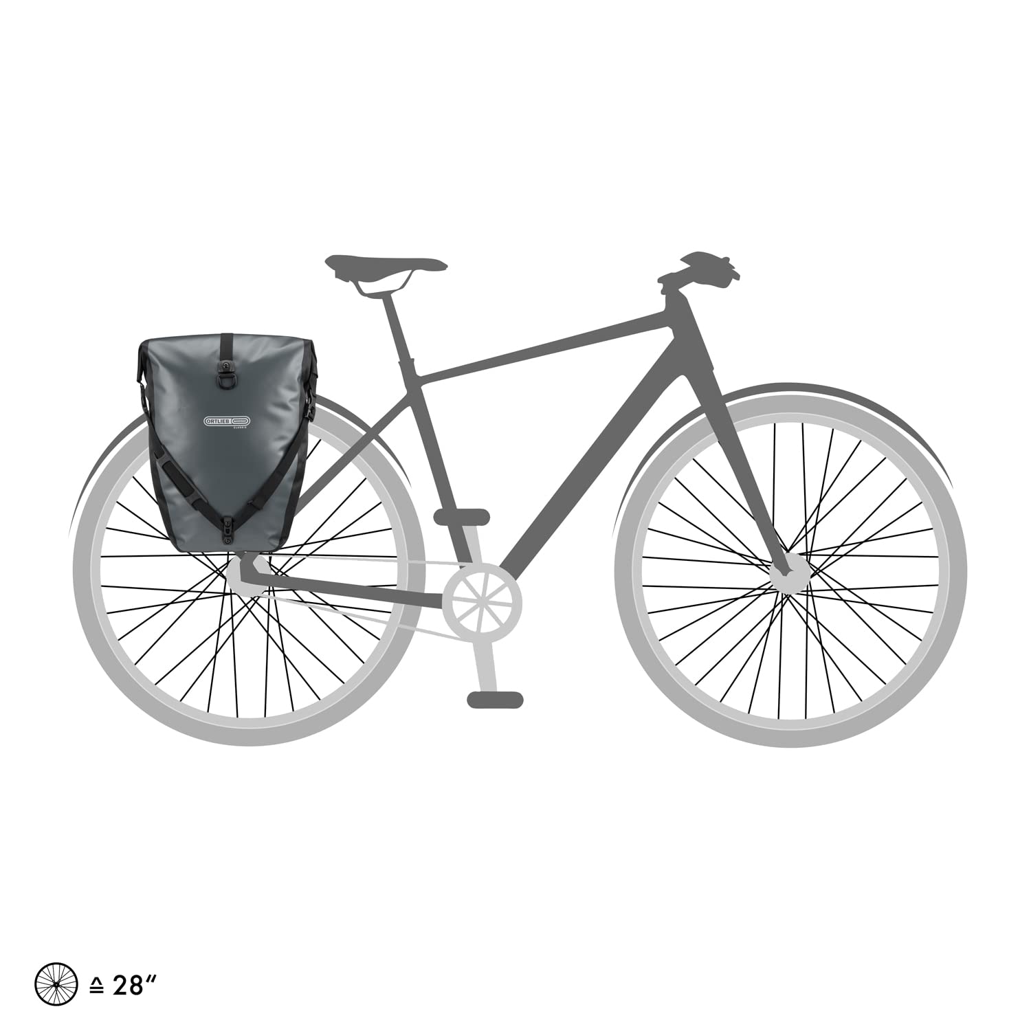 Ortlieb Adult's Pannier Bag Back-Roller Classic QL2.1 Pair