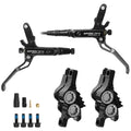 4-Piston Hydraulic Disc Brake Set with Ceramic Brake Pads