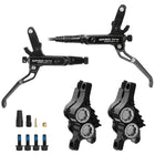 4-Piston Hydraulic Disc Brake Set with Ceramic Brake Pads