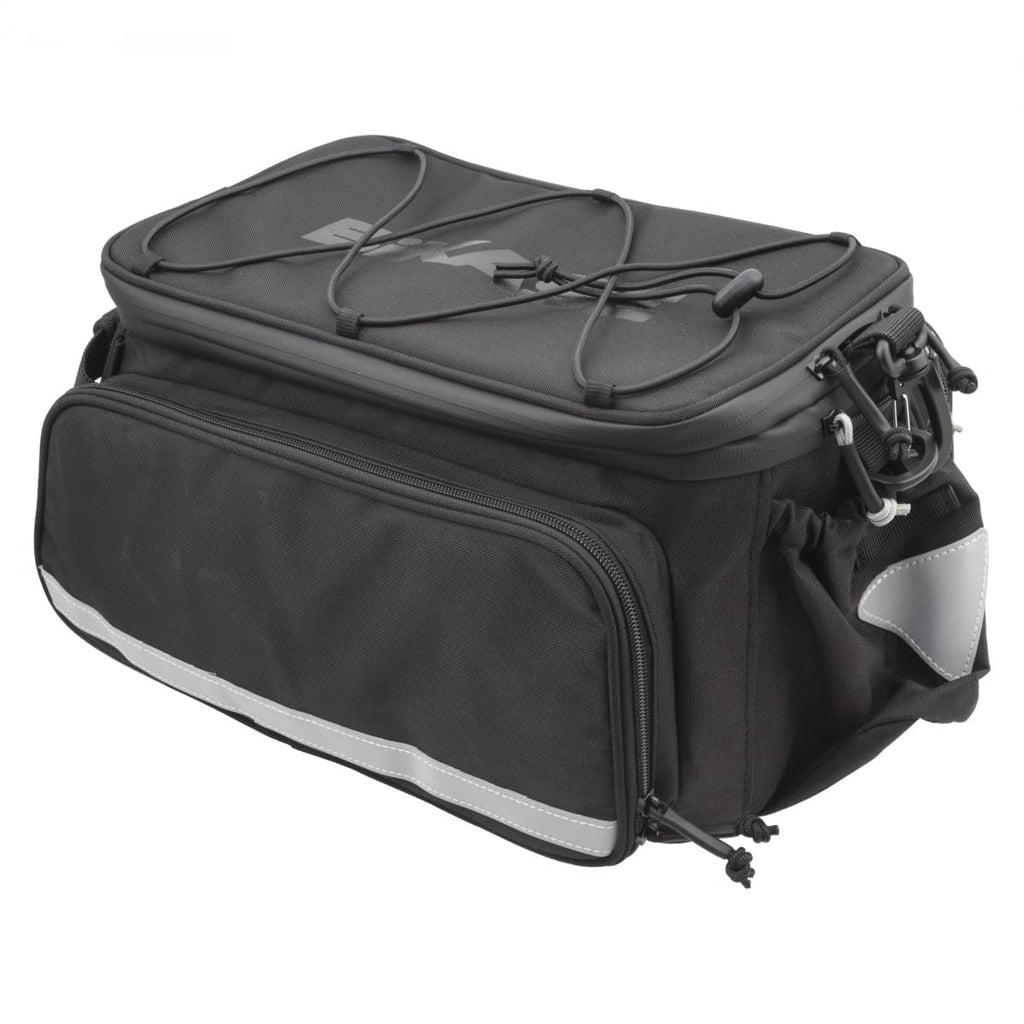 Expandable Rear Bike Rack Bag with Panniers Waterproof Trunk Bag