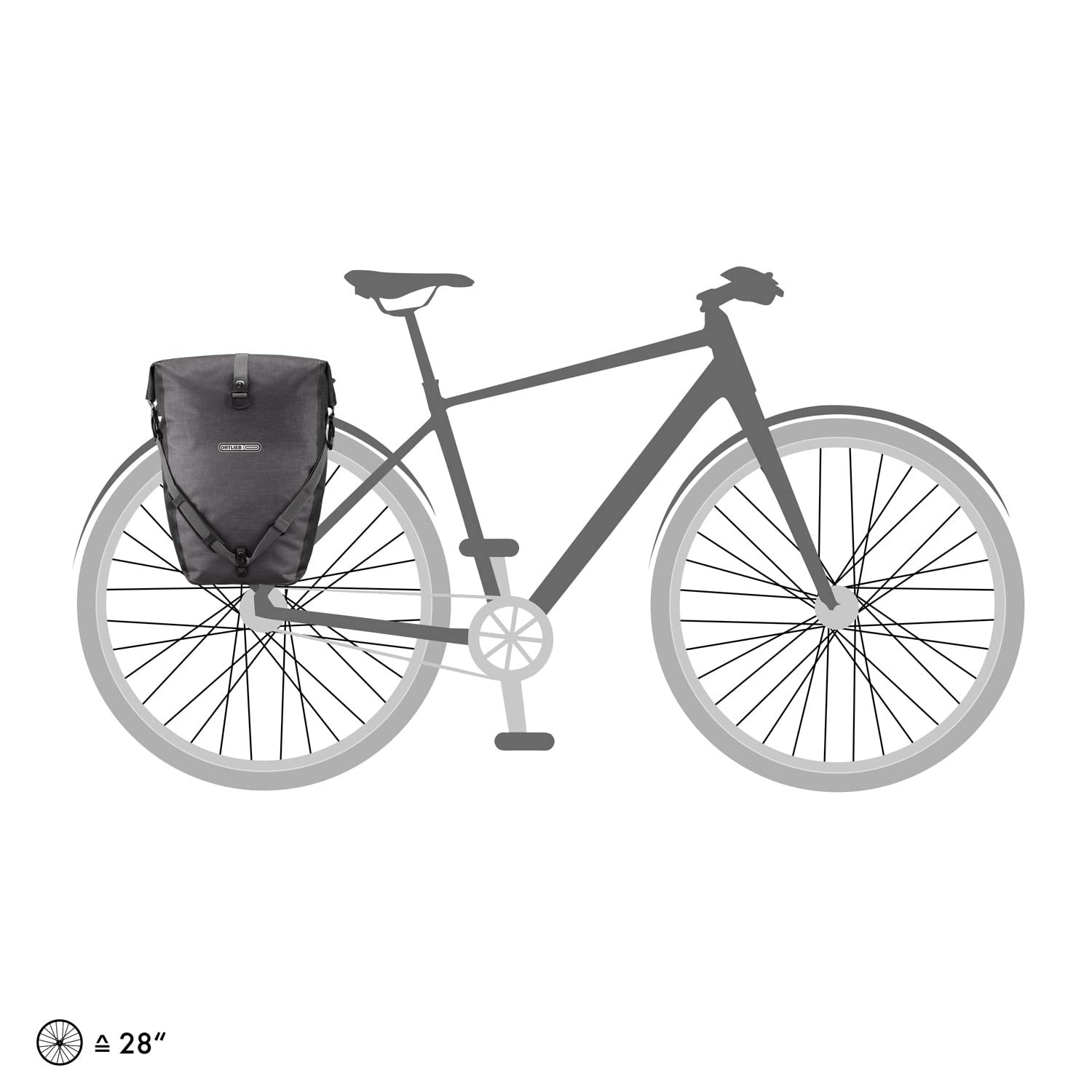 Ortlieb Back-Roller Plus Adult's Pannier Bag Quick Lock 2.1 Pair