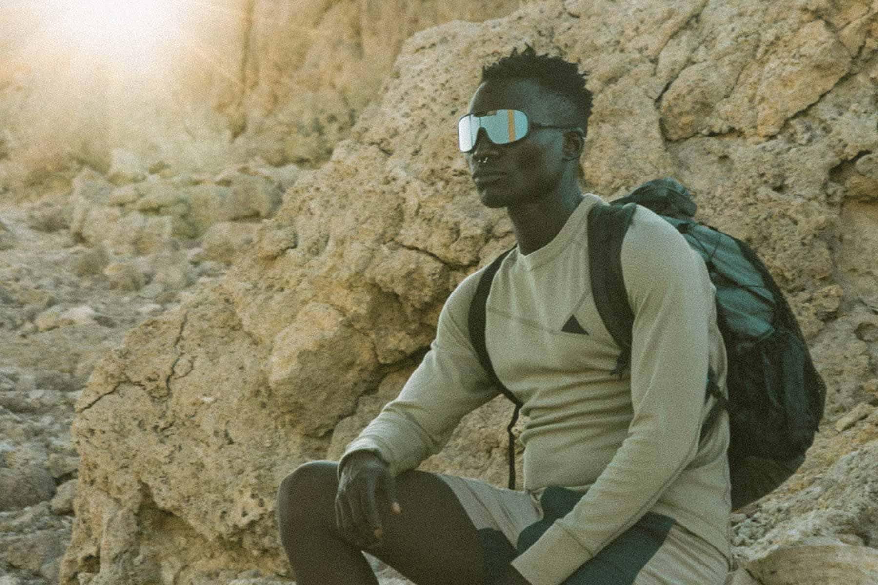 Armless Sunglasses Adjustable Cord UV Protection Sports Sunglasses