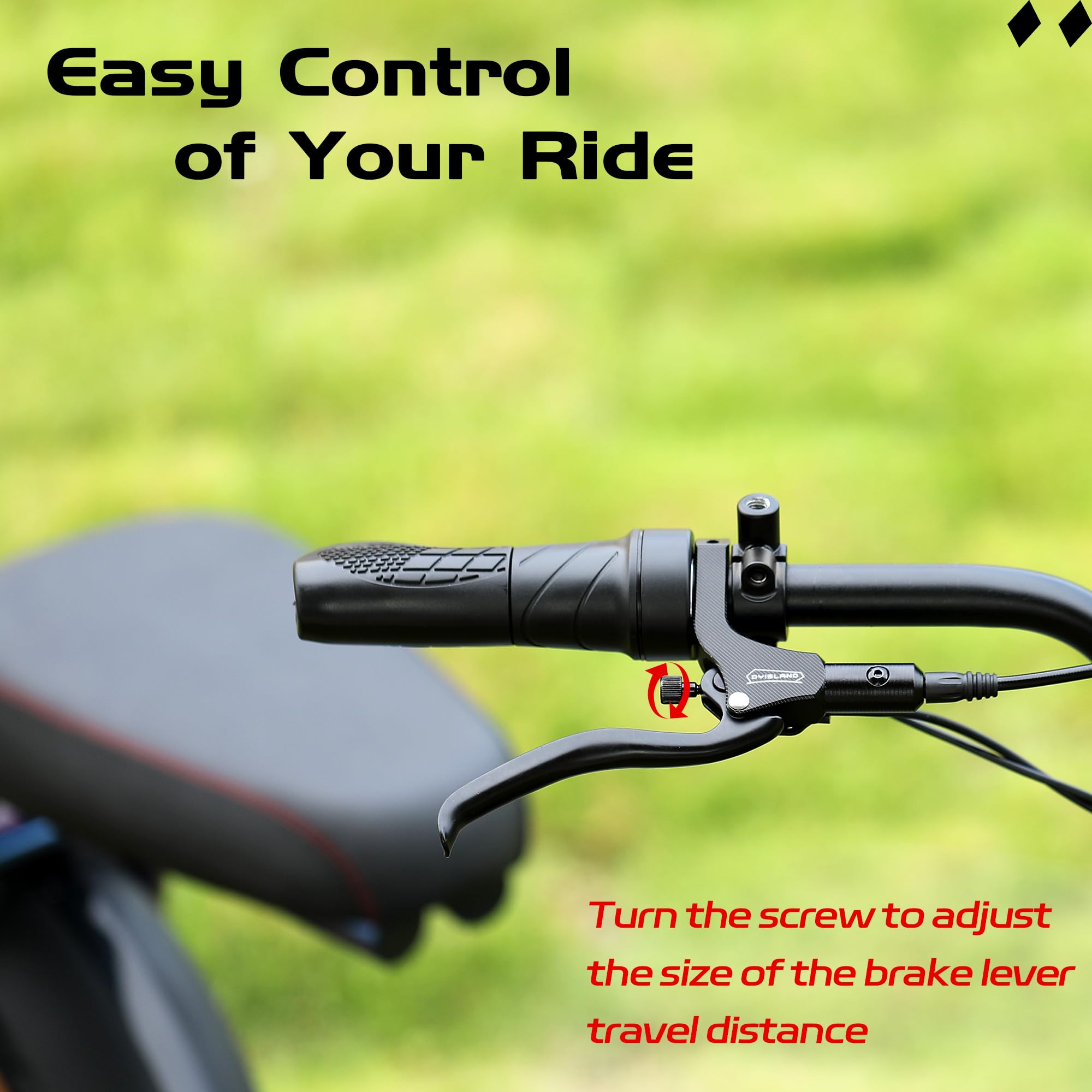 E-Bike Hydraulic Disc Brake Set Pre-Bled Mineral Oil Front & Rear