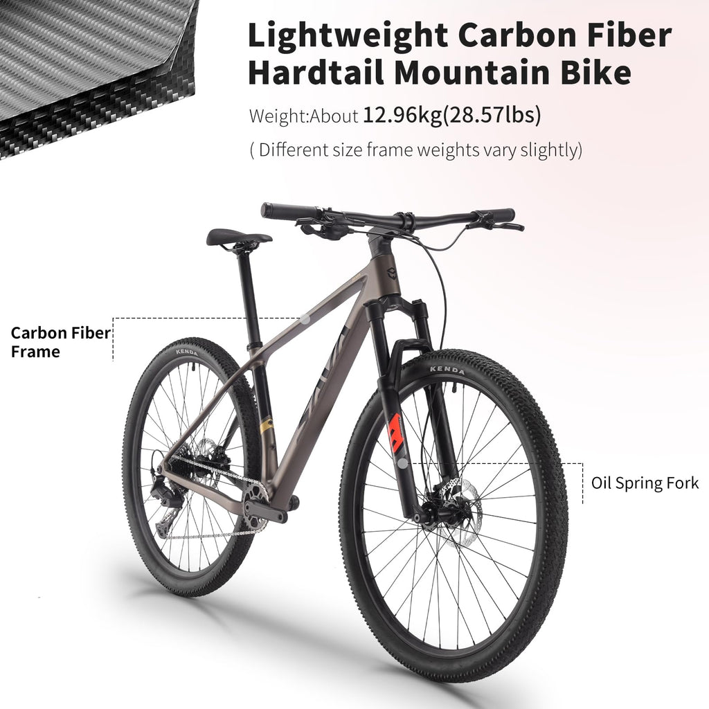 Carbon Fiber MTB Bike Shimano U6000 10-Speed Hydraulic Disc Brake