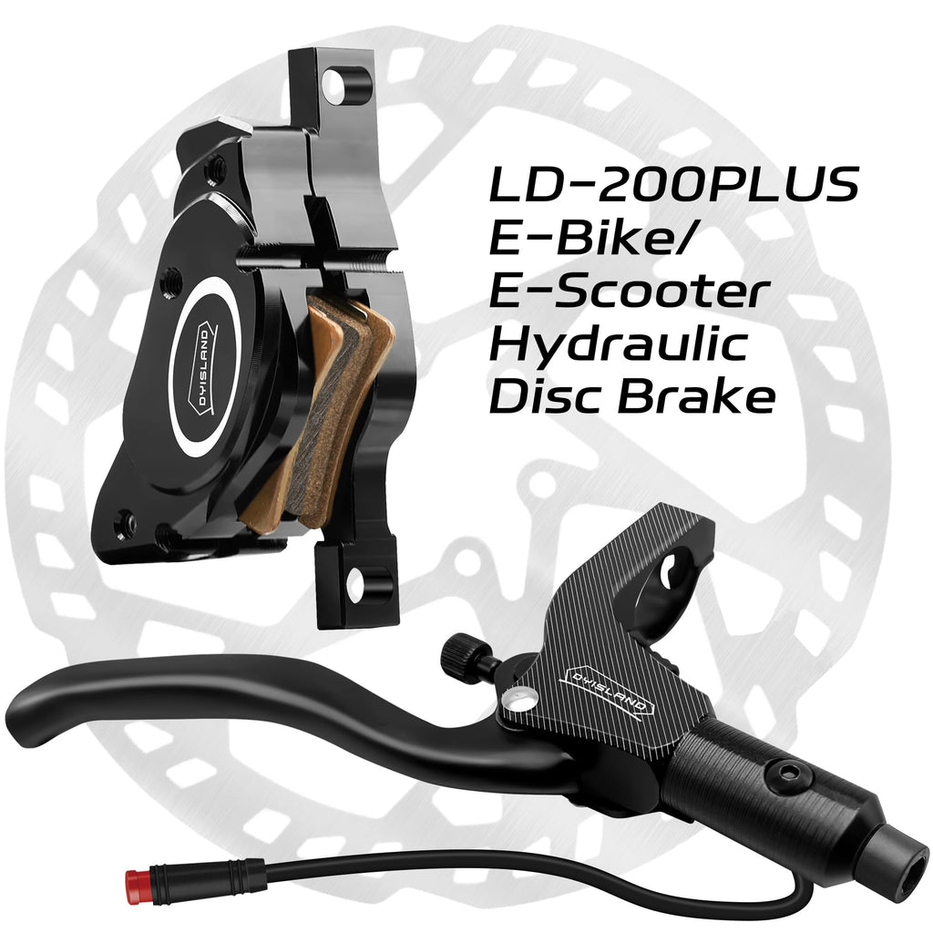 E-Bike Hydraulic Disc Brake Set Pre-Bled Mineral Oil Front & Rear