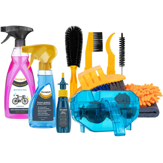 Bike Cleaner Kit with Degreaser Lubricant Chain Cleaning Tools