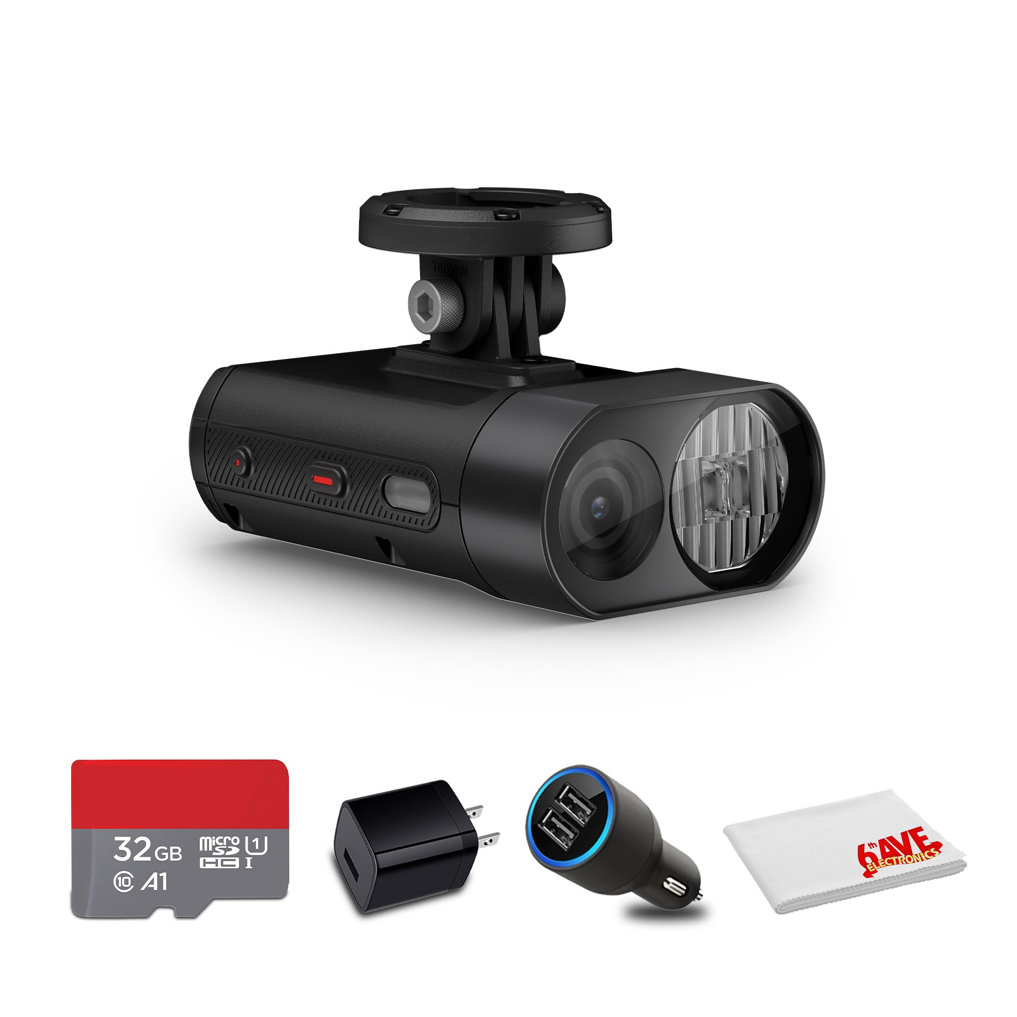 Bike Camera Headlight 4K Video Recording 600-Lumen Smart Light