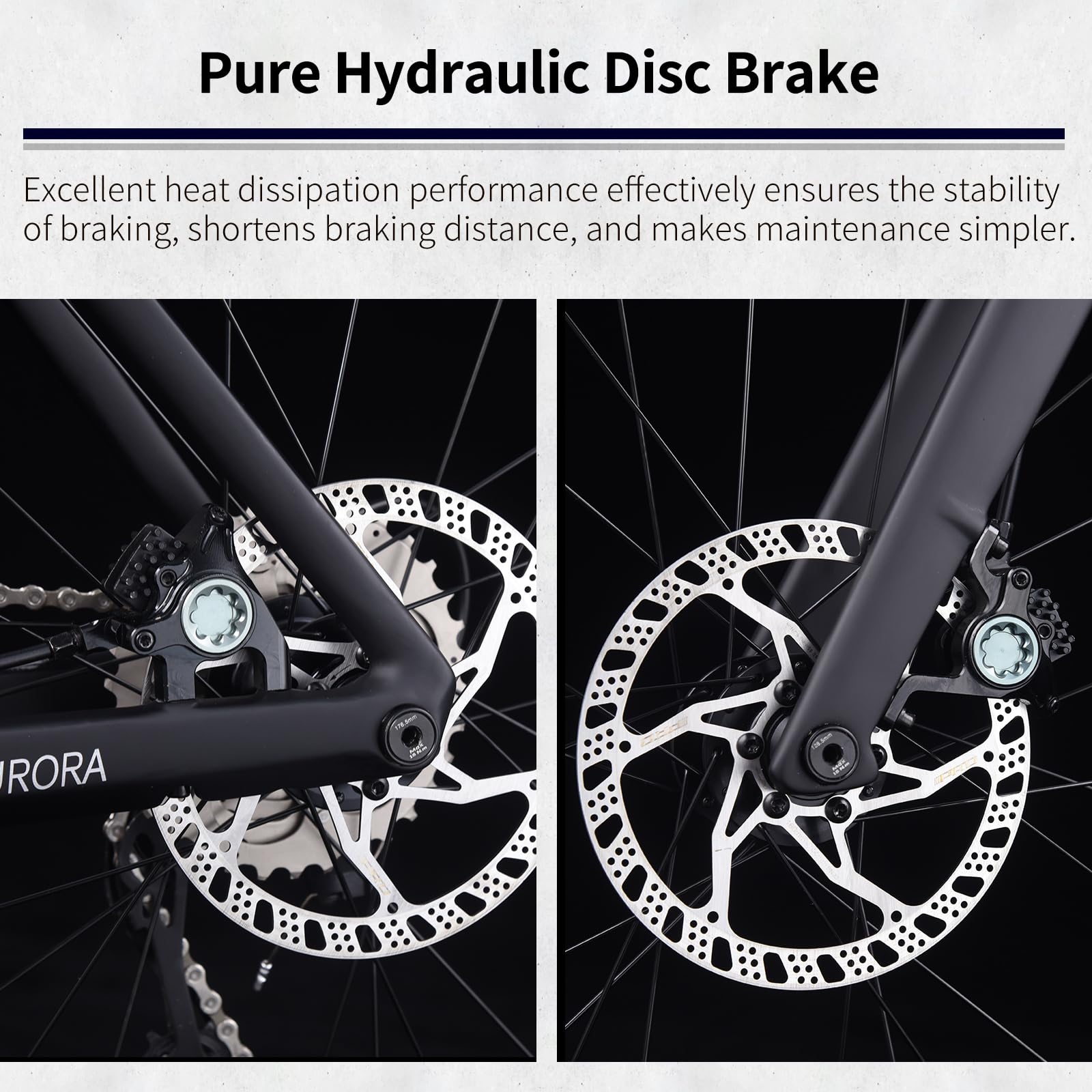 T800 Carbon Road Bike Shimano 105 R7100 24-Speed Hydraulic Disc Brake