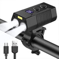 USB Rechargeable Bike Light High Lumens 2 LED 7 Modes