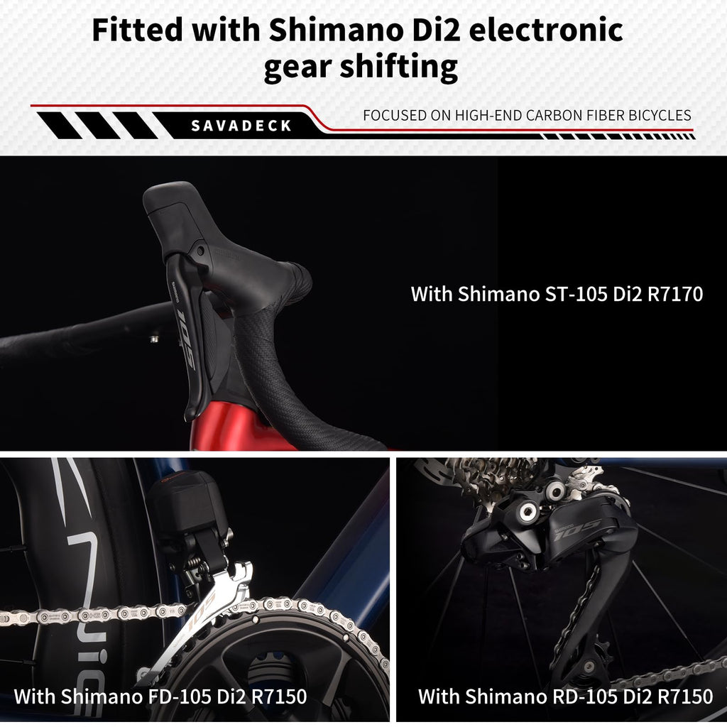 T1000 Full Carbon Road Bike Shimano 105 R7170 24-Speed Disc Brake