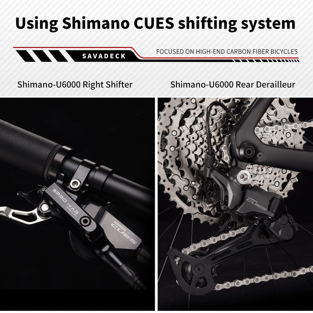 T800 Carbon Gravel Bike Shimano U6000 11-Speed Hydraulic Disc Brake