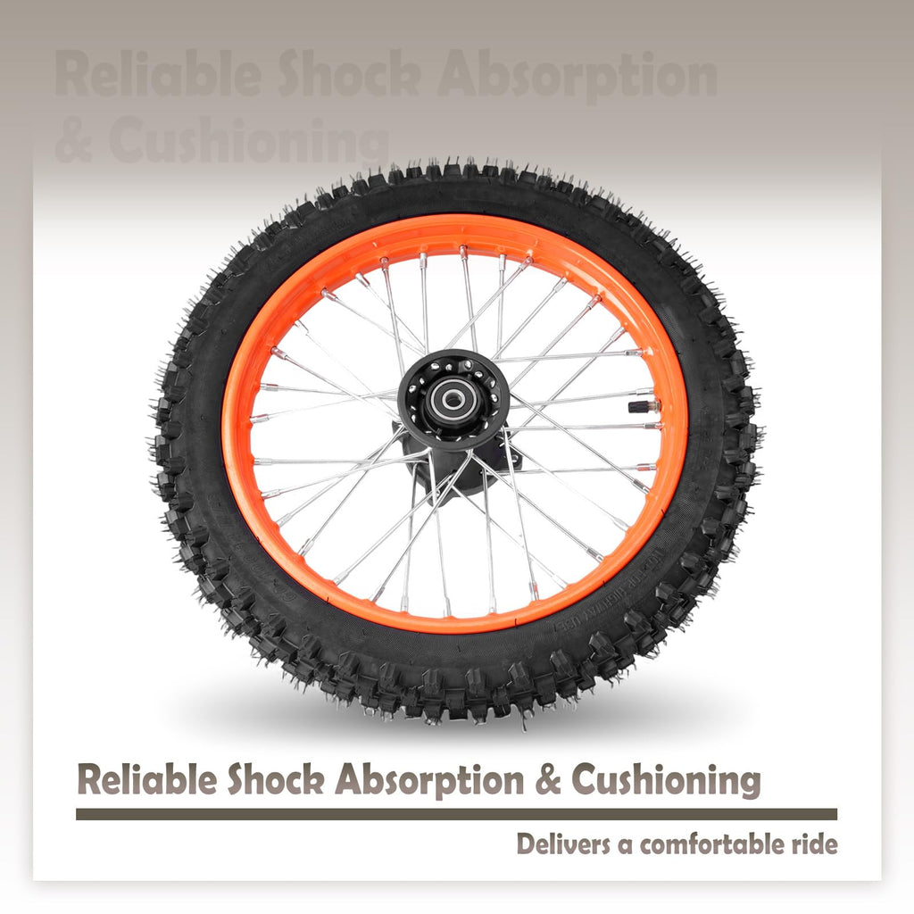E-Bike Front Wheel Tire 60/100-14 Rubber Replacement Tire