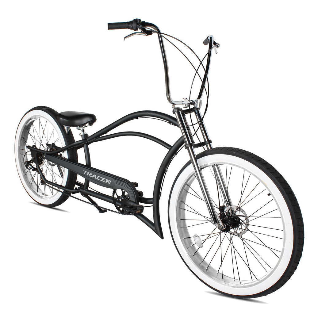 Stretch Beach Cruiser Bike 1/3/7-Speed Fat Tires