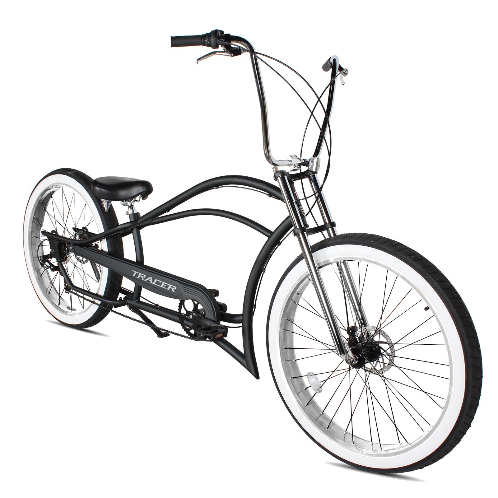 Stretch Beach Cruiser Bike 1/3/7-Speed Fat Tires