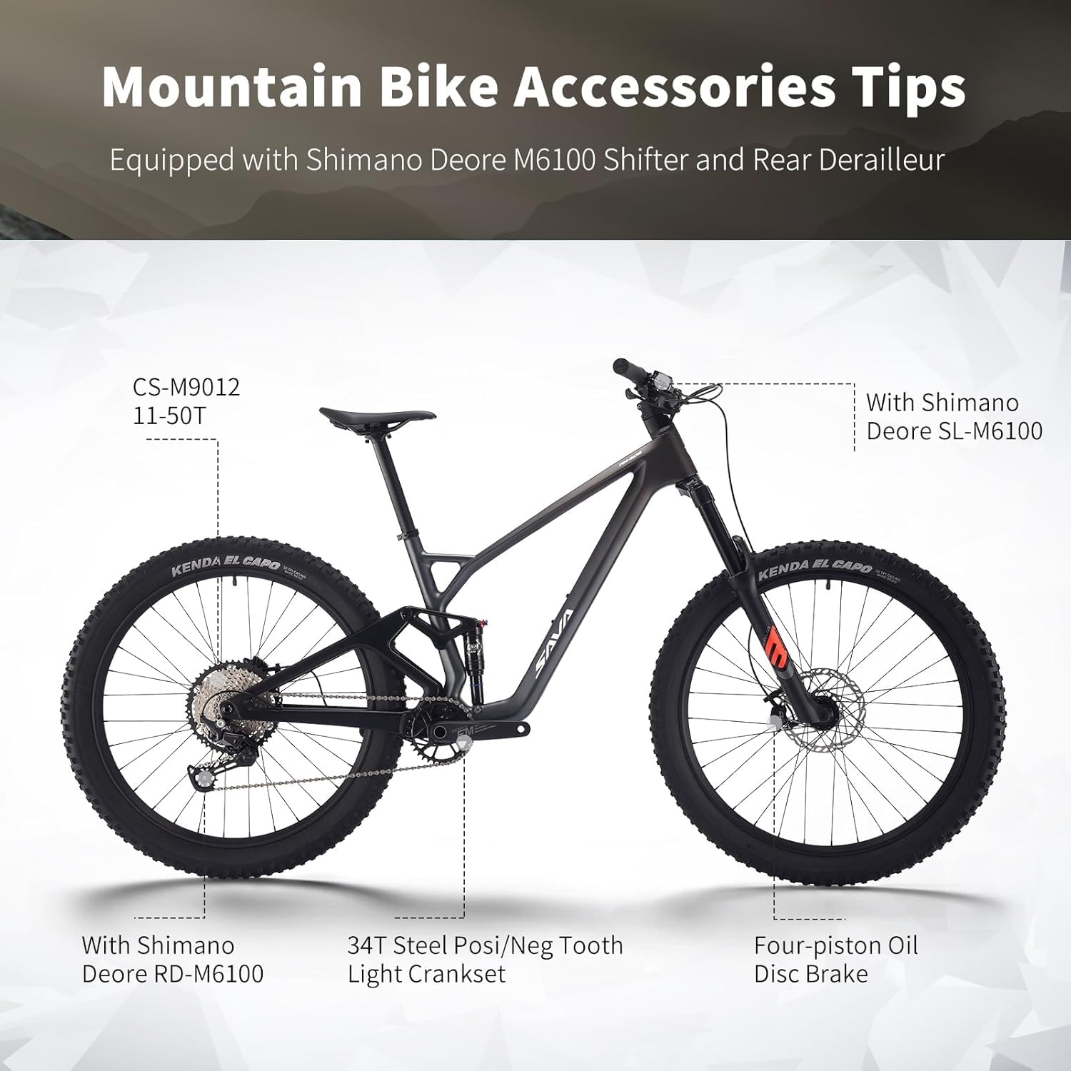 Titan 612 Carbon Fiber Soft Tail Mountain Bike