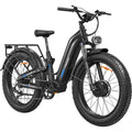 Dual Motor Electric Mountain Bike Full Suspension 26-Inch Fat Tires