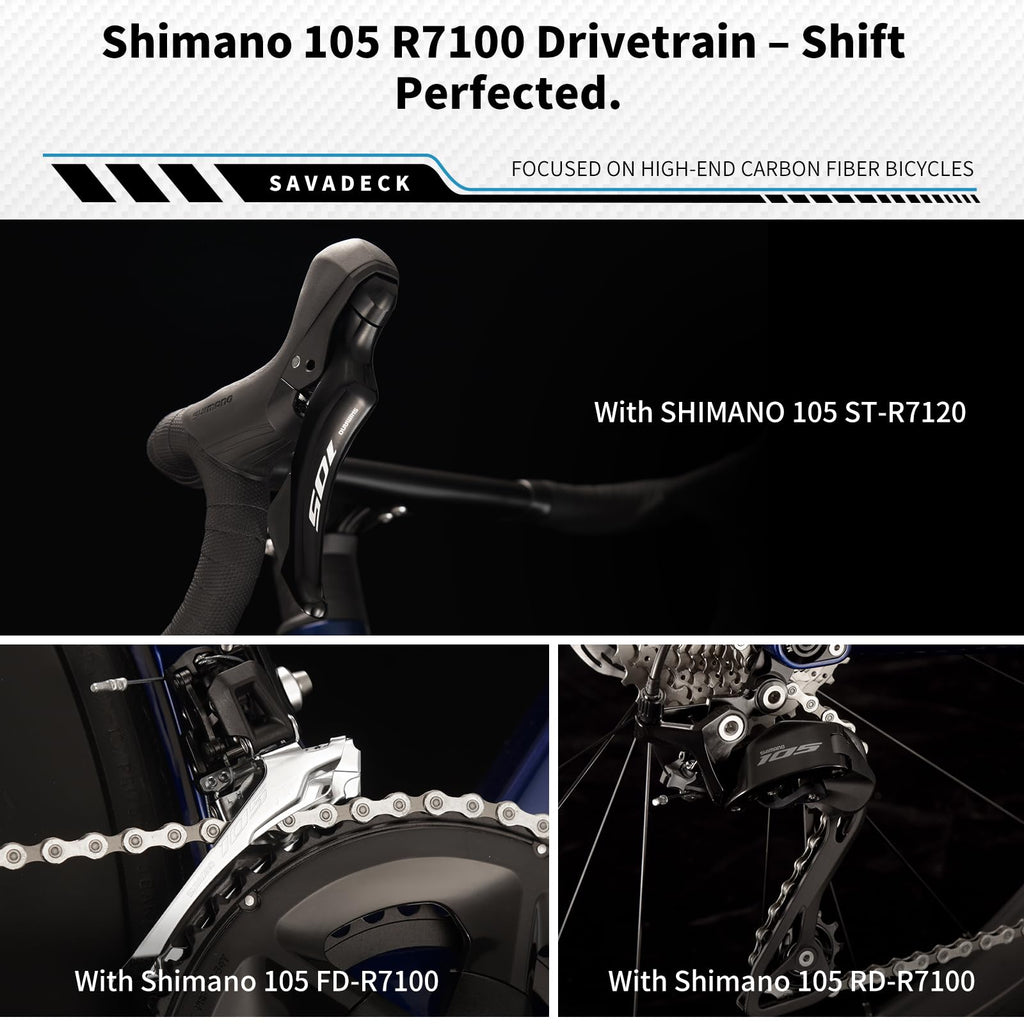 Full Carbon Racing Bike Shimano R7120 24-Speed Hydraulic Disc Brake