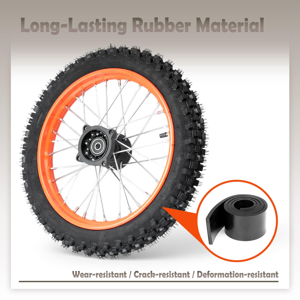 E-Bike Front Wheel Tire 60/100-14 Rubber Replacement Tire