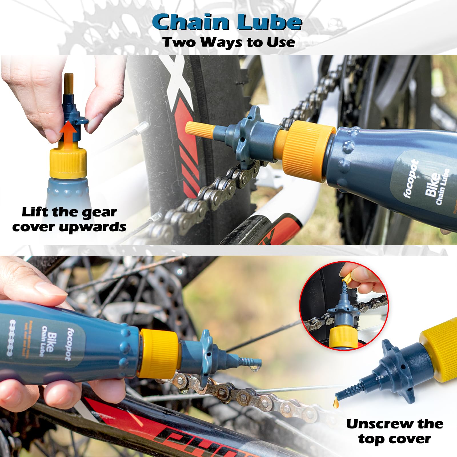 Bike Cleaner Kit with Degreaser Lubricant Chain Cleaning Tools