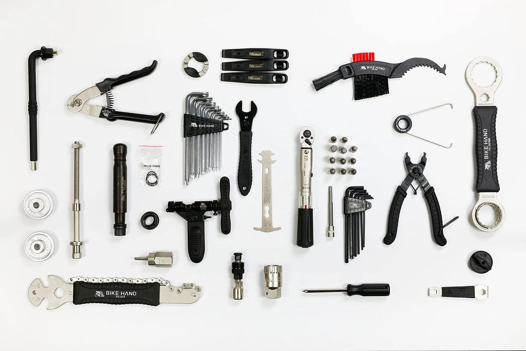 Bike Repair Tool Kit with Torque Wrench Storage Case