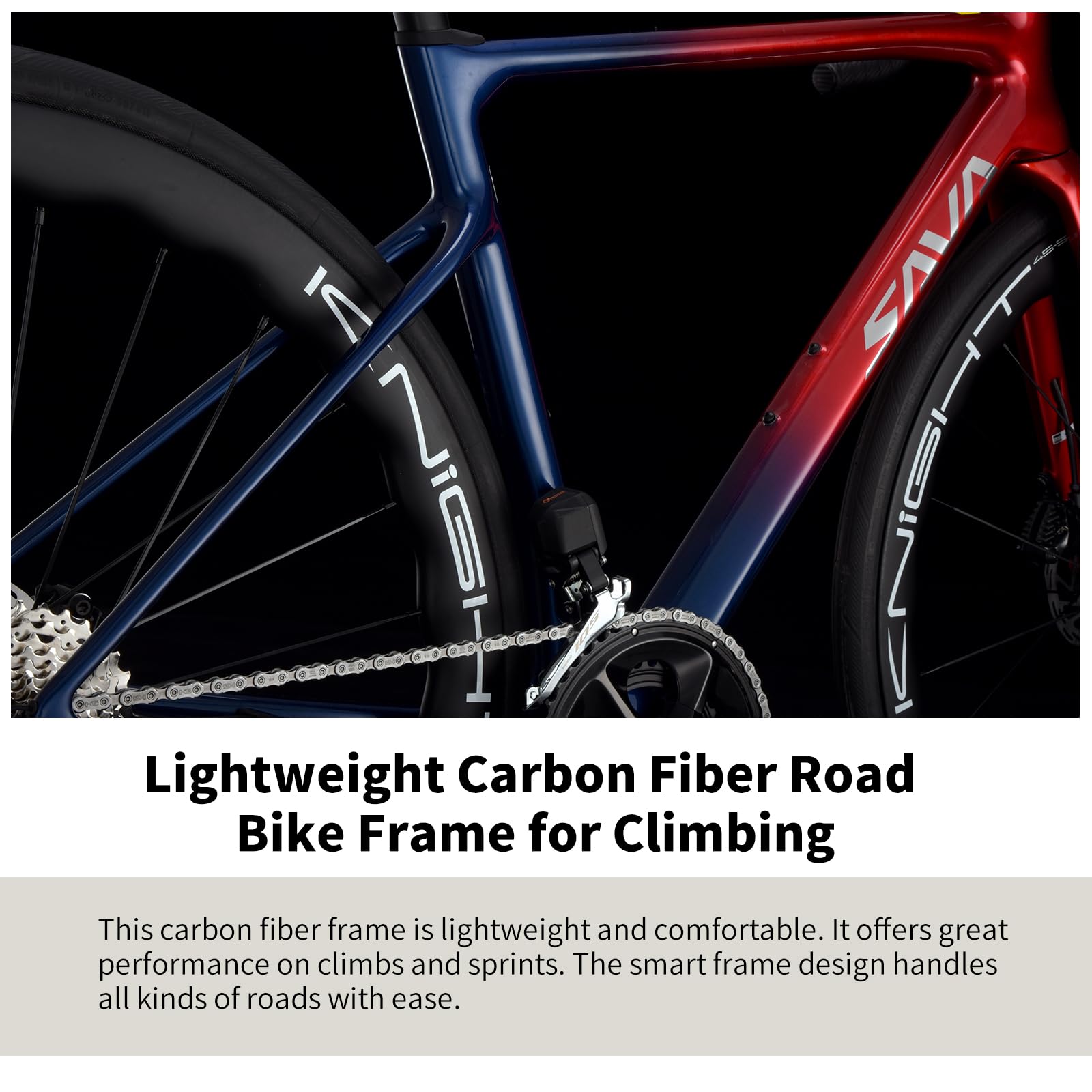T1000 Full Carbon Road Bike Shimano 105 R7170 24-Speed Disc Brake