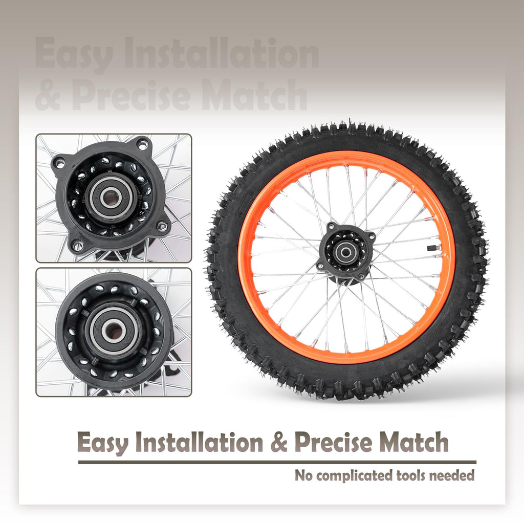 E-Bike Front Wheel Tire 60/100-14 Rubber Replacement Tire