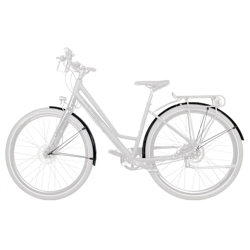 SKS GERMANY B55 Bluemels Fender Set for 700c (28") Wheels, Silver (38-47mm Tire Width)