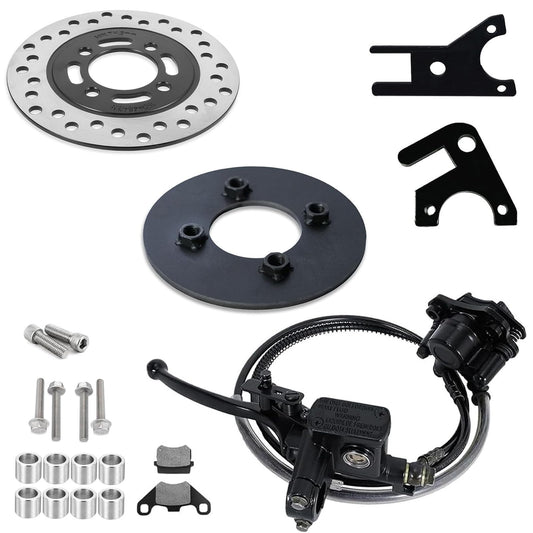 Mini Bike Drum to Disc Brake Conversion Kit with Caliper and Rotor
