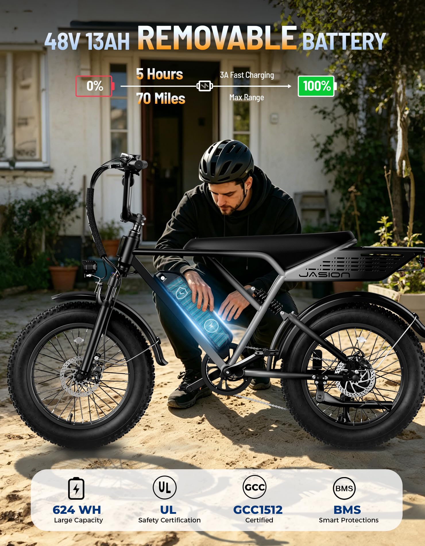Electric Dirt Bike 2000W/3000W Peak Motor Fat Tires Hydraulic Brakes