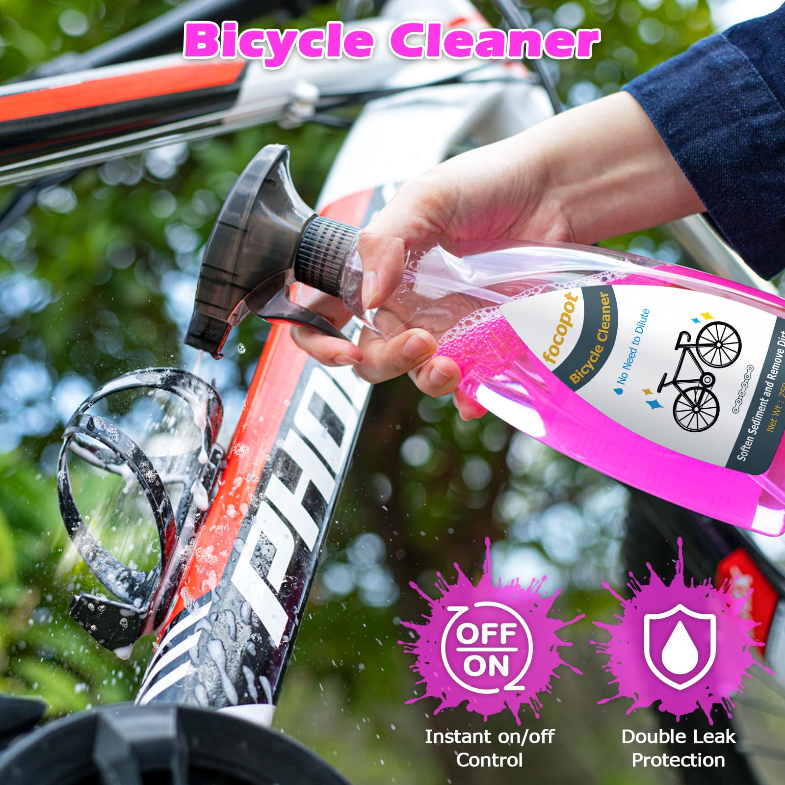 Bike Cleaner Kit with Degreaser Lubricant Chain Cleaning Tools