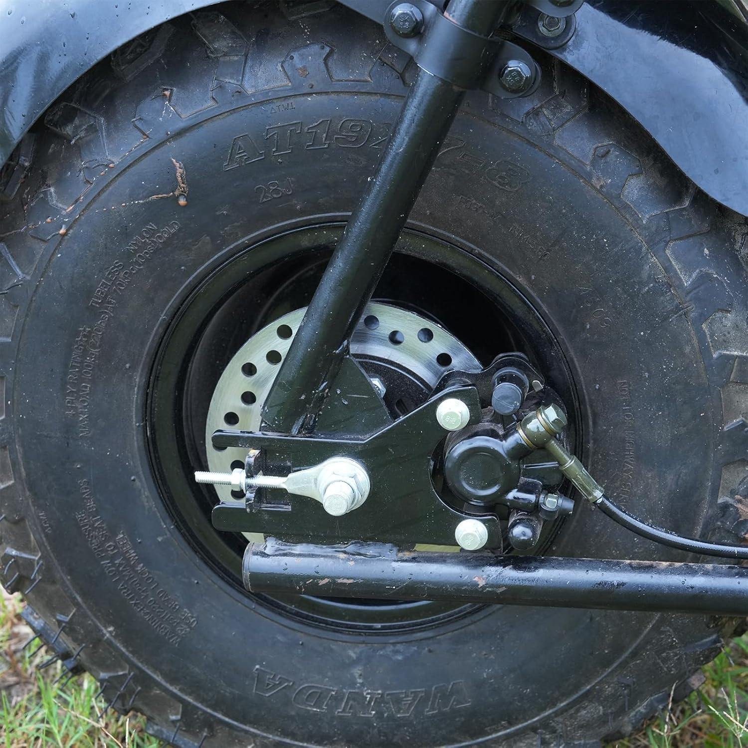 Mini Bike Drum to Disc Brake Conversion Kit with Caliper and Rotor