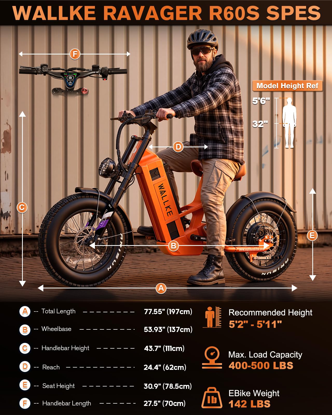 Long Range Electric Bike 4000W Motor 20x5 Fat Tires Hydraulic Brakes