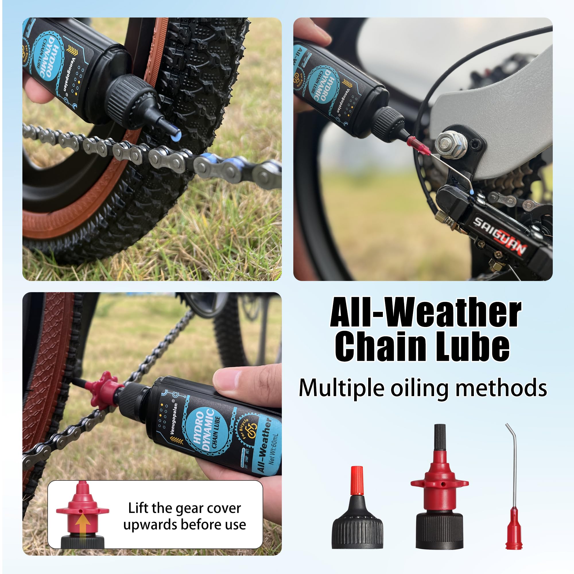 Bike Cleaning Kit Chain Cleaner Degreaser Chain Lube Tools