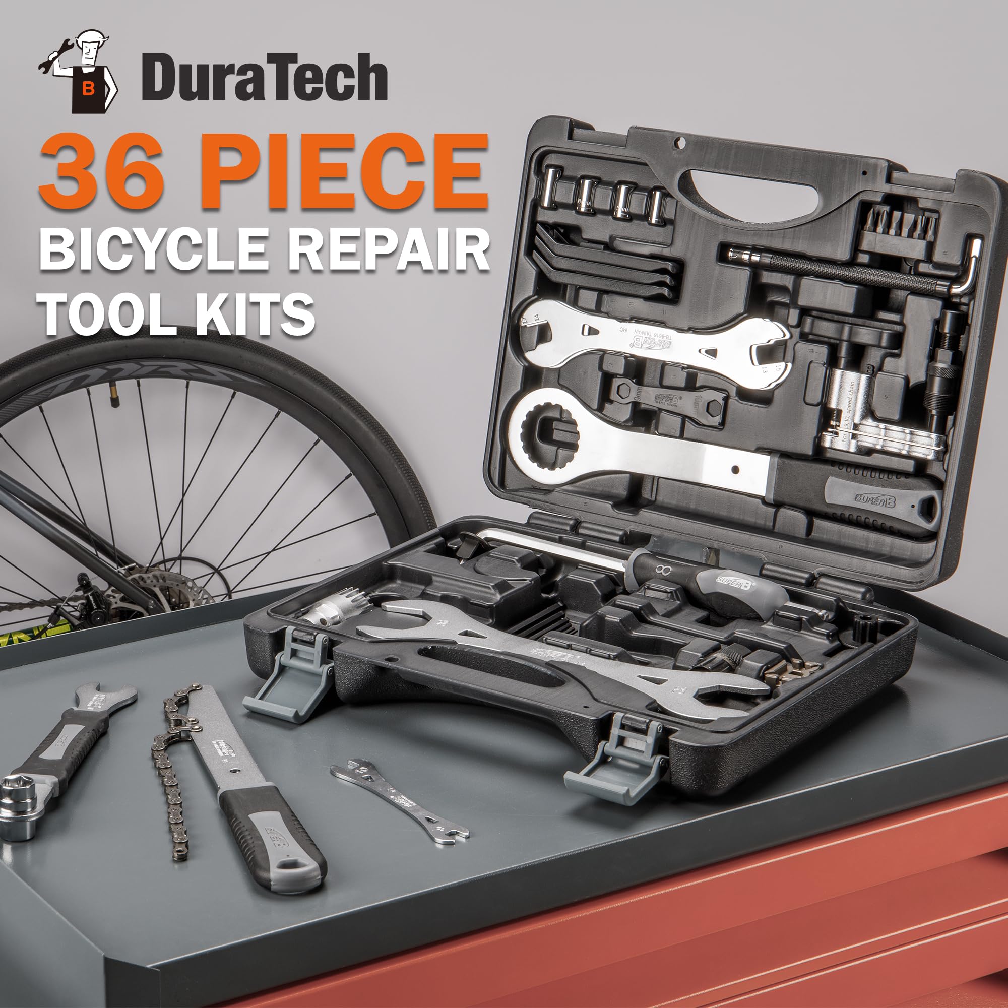 Bicycle Tool Set Bike Repair Kit with Carry Case